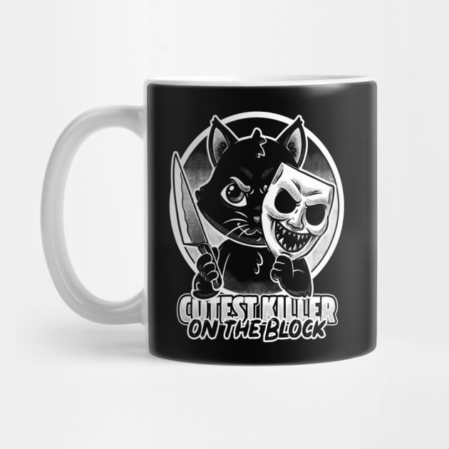 Cute Cat Killer - Dark Psycho Pet Humor by Studio Mootant